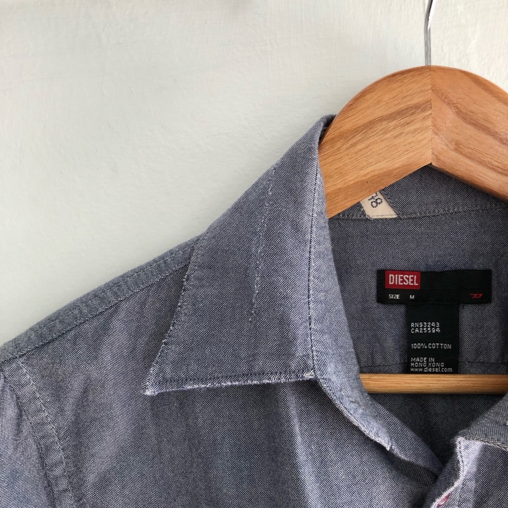 Diesel Men’s Denim Button Down Size M